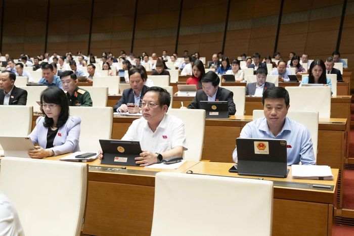 Các đại biểu dự phiên họp ngày 10/4.
