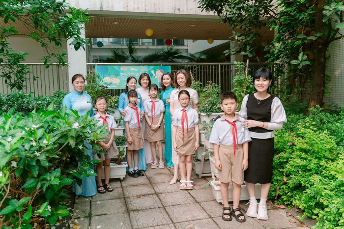 Vườn ươm tại trường Tiểu học Vạn Bảo (phường Hà Đông).