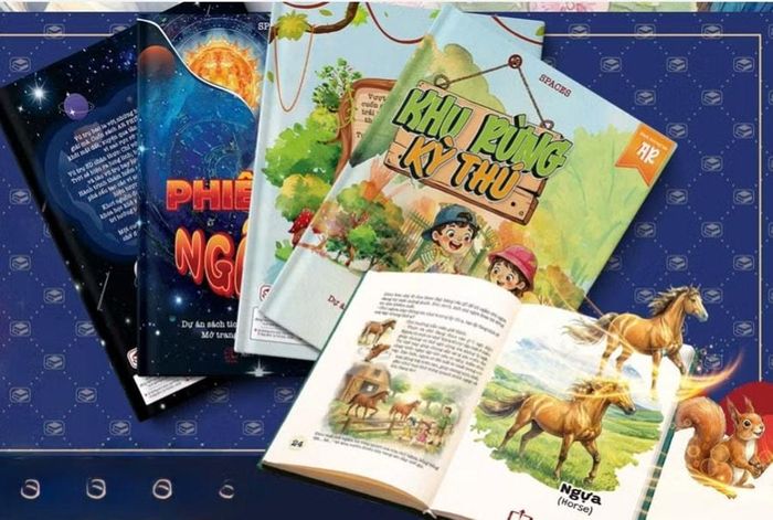 Khi quét qua các trang sách bằng thiết bị thông minh, hình ảnh sẽ “sống dậy” dưới dạng mô hình 3D, kèm âm thanh và tương tác trực quan. Ảnh: TH