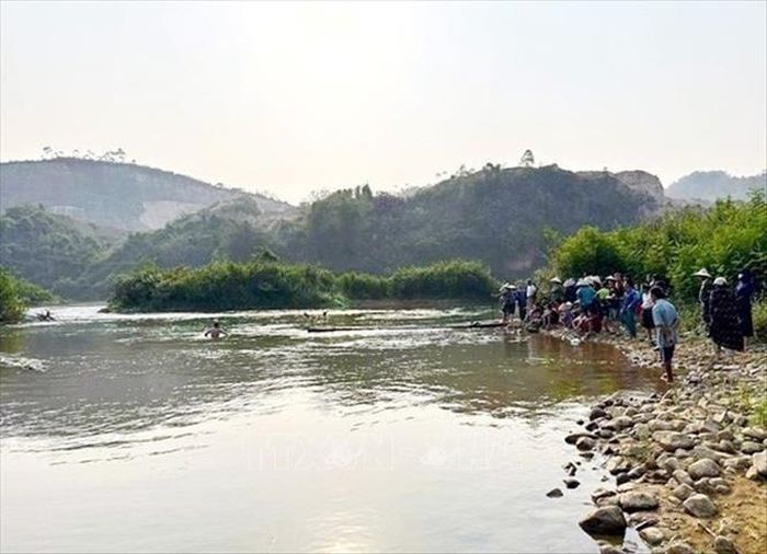 Sông Bắc Khê qua địa bàn xã Tràng Định, nơi xảy ra 2 vụ đuối nước. Ảnh: Báo tin tức/ TTXVN phát