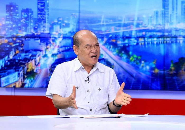 Nguyên Vụ trưởng Vụ Cơ sở Đảng (Ban Tổ chức Trung ương) Nguyễn Đức Hà trao đổi tại chương trình. Ảnh: Quang Thái