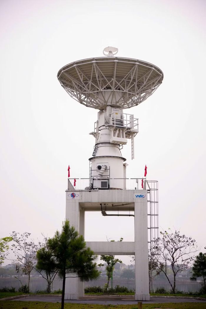 Hệ thống mặt đất vệ tinh LOTUSat-1. Ảnh: NVCC.