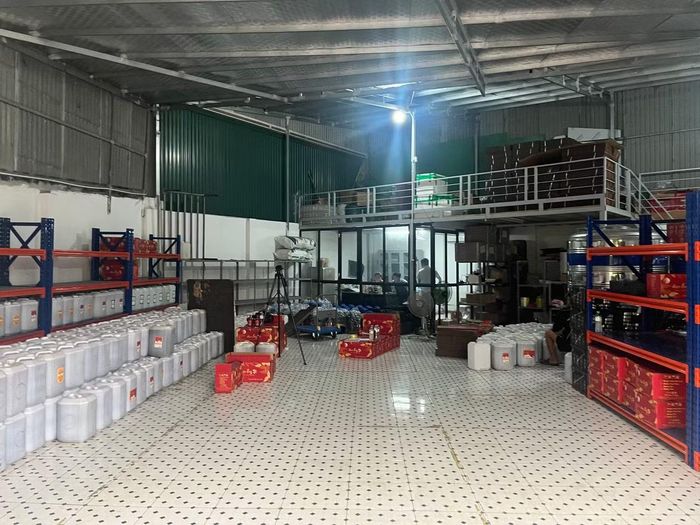 Toàn bộ hàng hóa vi phạm đã bị niêm phong để xử lý theo quy định. Ảnh nguồn DMS