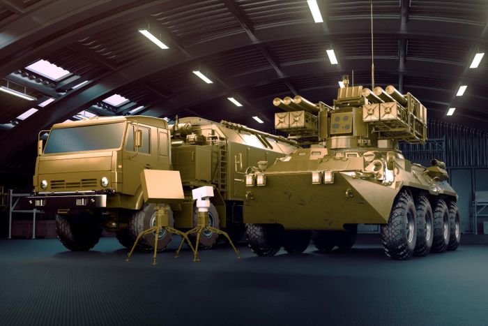 Hệ thống tên lửa phòng không tầm ngắn Krona-E. Ảnh: kalashnikovgroup.ru