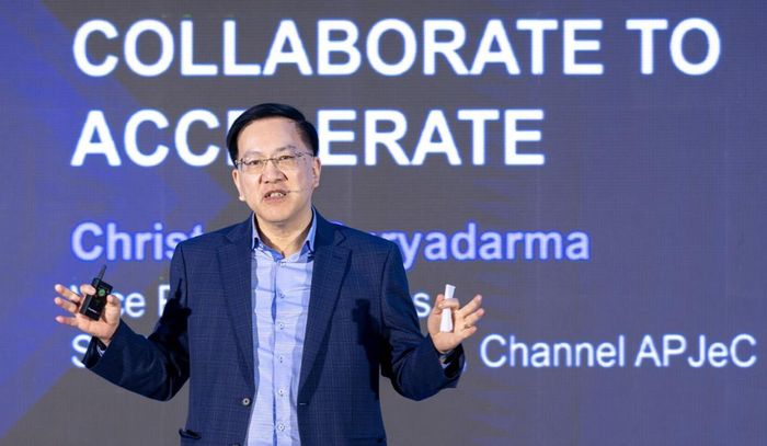 Ông Christanto Suryadarma, Phó Chủ tịch phụ trách Bán hàng khu vực Đông Nam Á, Hàn Quốc và Kênh khu vực APJeC, Zebra Technologies. Ảnh: Báo Thanh niên