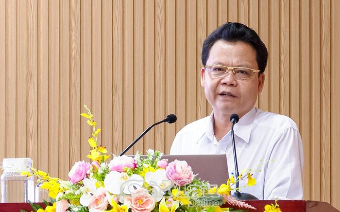 Đồng chí Trịnh Thăng Quyết, Phó Vụ trưởng Vụ Địa phương III, Ban Nội chính Trung ương, triển khai Chuyên đề 1 - quy trình, kỹ năng tiếp công dân.