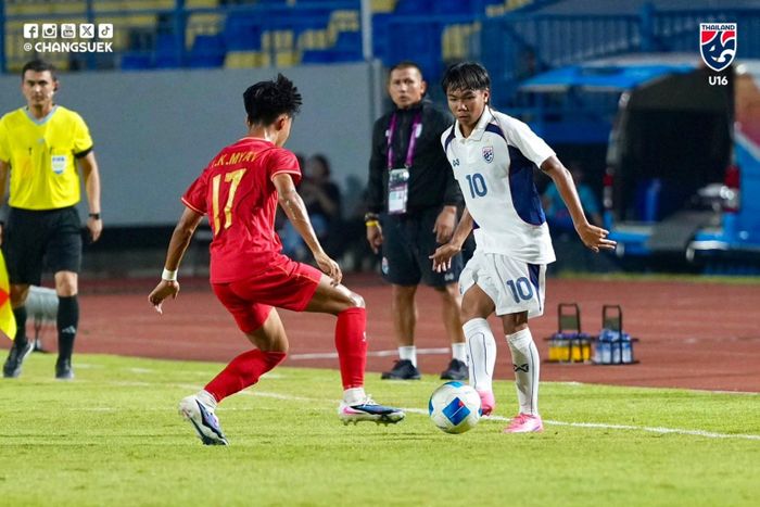U17 Thái Lan nguy cơ bị loại sớm - Ảnh: Changsuek