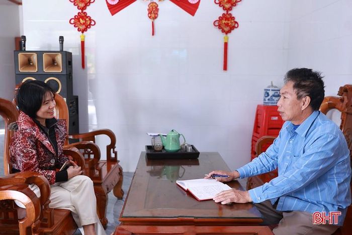 Ông Thanh hiện quản lý 34 thành viên vay vốn với tổng nguồn vốn gần 2 tỷ đồng.