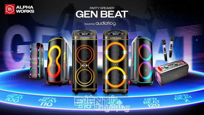 Bên cạnh đó là dòng loa tiệc GEN BEAT