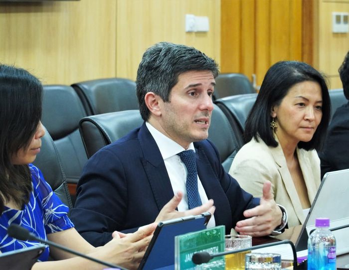 Ông Gerald Toledano, Giám đốc Toàn cầu phụ trách Sản phẩm Cổ phiếu, Giải pháp và Sản phẩm thay thế FTSE Russell. Ảnh: SSC