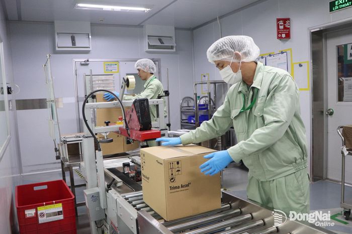 Hoạt động sản xuất của doanh nghiệp tại Đồng Nai đóng góp lớn vào sự tăng trưởng kinh tế của tỉnh. Ảnh minh họa: Ngọc Liên