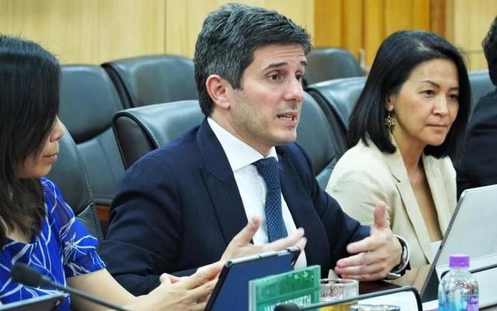 Ông Gerald Toledano - Giám đốc Toàn cầu phụ trách Sản phẩm Cổ phiếu, Giải pháp và Sản phẩm thay thế, FTSE Russell. Ảnh: UBCKNN