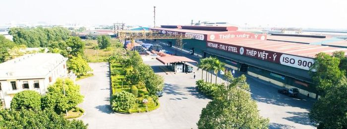 Toàn cảnh nhà máy thép Việt Ý