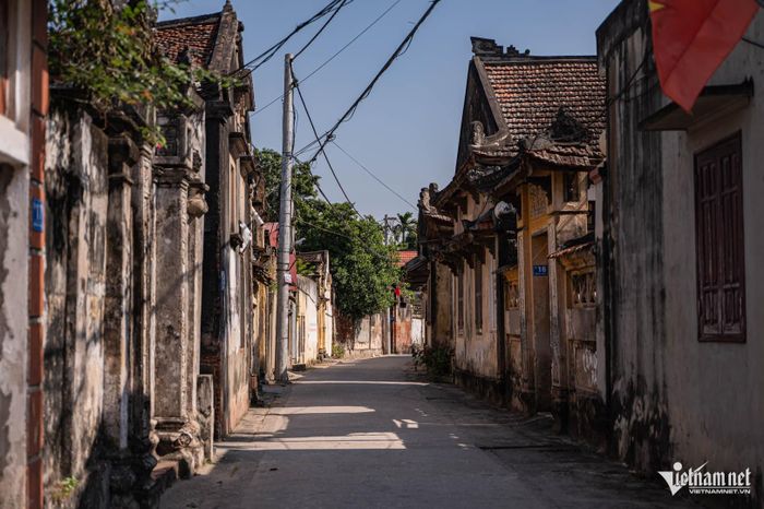 Làng Cựu, xã Chuyên Mỹ (trước đây là xã Vân Từ, huyện Phú Xuyên) cách trung tâm Hà Nội hơn 40km về phía Nam. Ảnh: Nguyễn Huy