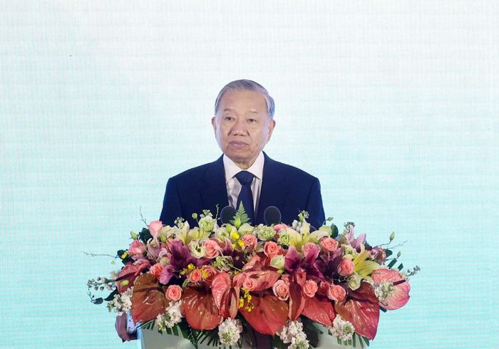 Tổng Bí thư, Chủ tịch nước Tô Lâm phát biểu tại lễ khai mạc. Ảnh: TTXVN