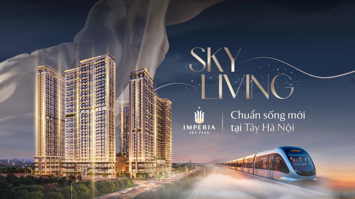 Dự án Imperia Sky Park kiến tạo chất sống mới Sky Living tại Tây Hà Nội. Ảnh phối cảnh