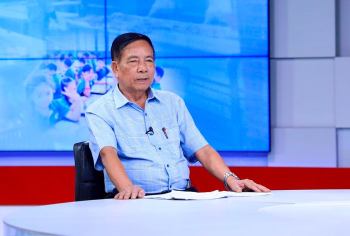 Ông Cấn Xuân Bình, Chủ tịch Hội Thú y Hà Nội tại Chương trình. Ảnh: Quang Thái