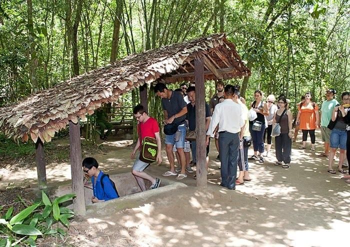 Khu di tích lịch sử Địa đạo Củ Chi đẩy mạnh các sản phẩm trải nghiệm gắn với lịch sử và thiên nhiên. Ảnh: T.T
