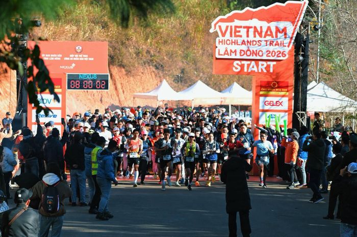 Hơn 1.000 vận động viên trong nước và quốc tế tham gia tranh tài tại Giải chạy địa hình Vietnam Highlands Trail 2026