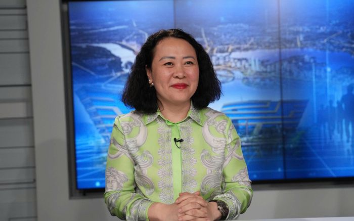 PGS.TS Trần Thị Diệu Oanh tham gia tọa đàm “Sửa đổi Luật Thủ đô: Bước ngoặt trong chính sách thu hút nguồn nhân lực chất lượng cao” do Cơ quan Báo và Phát thanh, Truyền hình Hà Nội tổ chức. Ảnh: N.P
