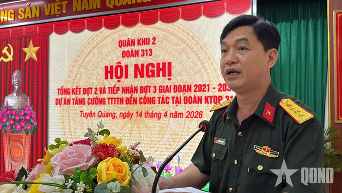 Đại tá Nông Thanh Dậu. Ảnh: MẠNH HƯNG 