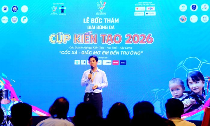 Ông Phạm Minh Phong - Trưởng Ban tổ chức thông tin về Cup Kiến tạo 2026