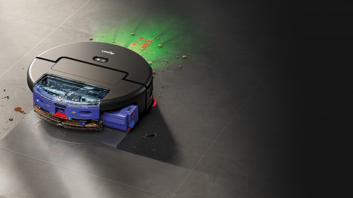 Spot+Scrub Ai sử dụng hệ thống nhận diện vết bẩn bằng AI. Ảnh: Dyson