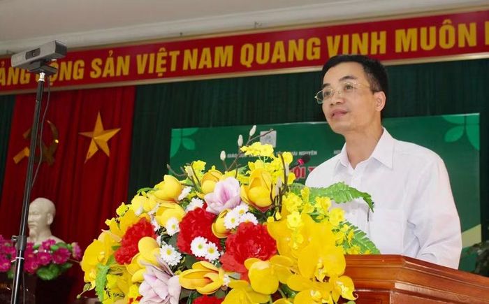Ông Đào Xuân Tân, Phó Giám đốc Sở Giáo dục và Đào tạo Thái Nguyên.