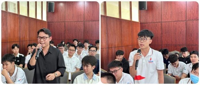 Sinh viên đặt câu hỏi về quy trình xây dựng và triển khai Field Development Plan trong thực tế.