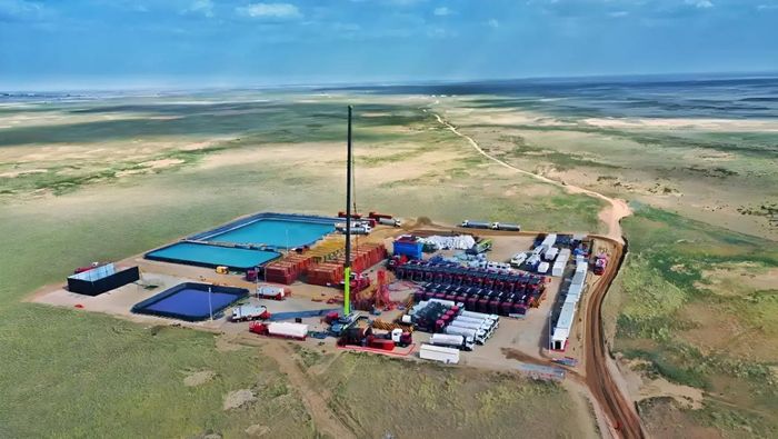 Bồn địa Ordos trải dài qua 5 tỉnh, nơi ẩn chứa mỏ dầu - khí Trường Khánh, trung tâm năng lượng lớn nhất Trung Quốc. Ảnh: Baidu