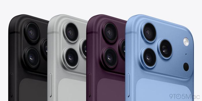 Các màu dự kiến của iPhone 18 Pro. Ảnh: 9to5mac