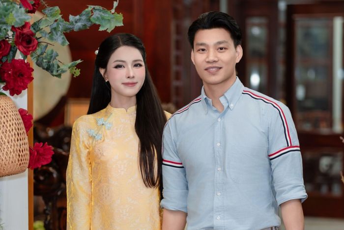 Cặp đôi đã tổ chức lễ dạm ngõ vào cuối tháng 2. Ảnh: Vũ Văn Thanh/Facebook