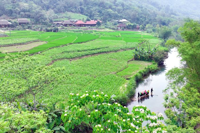 Từ ruộng bậc thang, dòng suối quê đến nếp sống bản làng – tài nguyên văn hóa bản địa đang trở thành động lực mới cho phát triển du lịch miền núi theo tinh thần Nghị quyết 80-NQ/TW. Ảnh: Tuấn Ninh