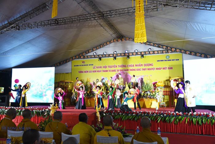 Một tiết mục văn nghệ tại sự kiện. Ảnh: Phùng Nguyện/Mekong ASEAN