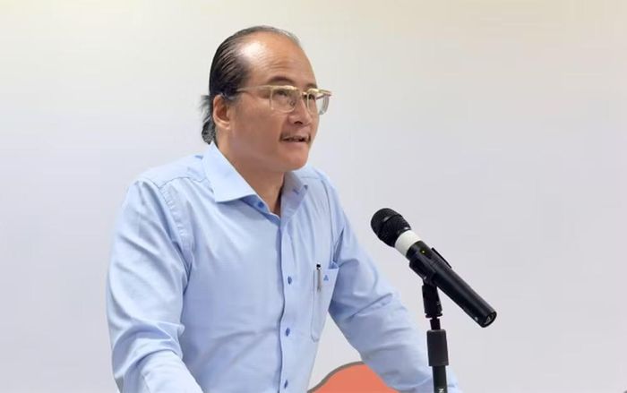 Tiến sĩ, NSND Lê Tuấn Cường, Phó giám đốc phụ trách Nhà hát Sân khấu truyền thống quốc gia Việt Nam.