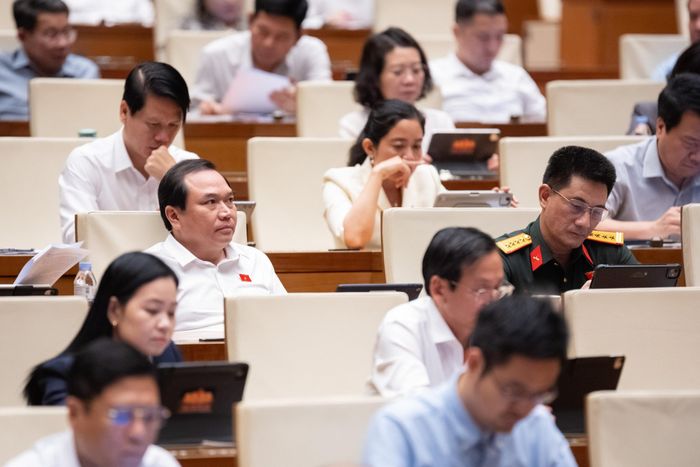 Các đại biểu tham dự phiên họp.