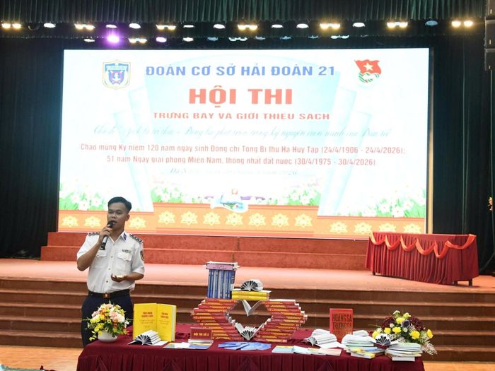 Hải đoàn 21 tổ chức các hoạt động hưởng ứng Ngày Sách và Văn hóa đọc Việt Nam.