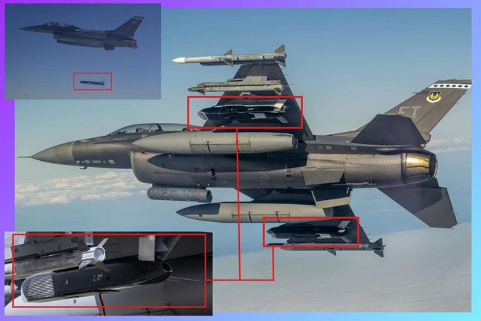 Không quân Mỹ thử nghiệm tên lửa hành trình mới AGM-188A Rusty Dagger từ tiêm kích F-16D cho các nhiệm vụ tấn công tầm xa (stand-off). (Nguồn ảnh: Không quân Hoa Kỳ/armyrecognition.com).