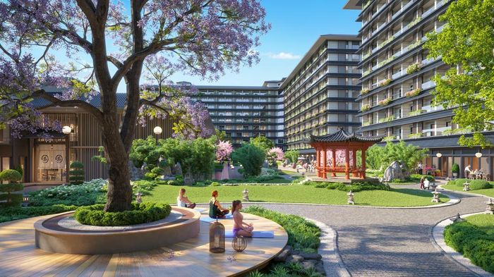 Phối cảnh dự án Lynn Times Onsen Retreat Nam Hà Nội