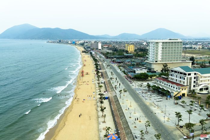 Khu du lịch Thiên Cầm tiếp tục được đầu tư, chỉnh trang hạ tầng trước mùa du lịch biển 2026.