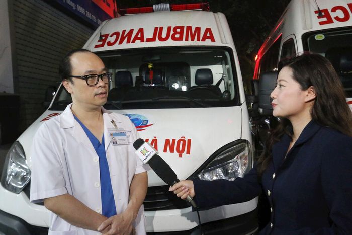 Tiến sĩ, bác sĩ Nguyễn Thành, Giám đốc Trung tâm cấp cứu 115 Hà Nội. Ảnh: Công Phương