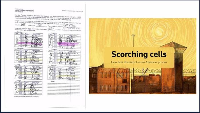 Hãng Reuters đã sử dụng AI để trích xuất dữ liệu từ các tài liệu viết tay trong một cuộc điều tra về nhiệt độ tại các nhà tù ở California. Ảnh: INMA