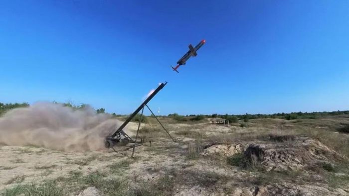 Thử nghiệm nguyên mẫu tên lửa hành trình Trembita của Ukraine. Ảnh: Sergey Biryukov/en.defence-ua.com