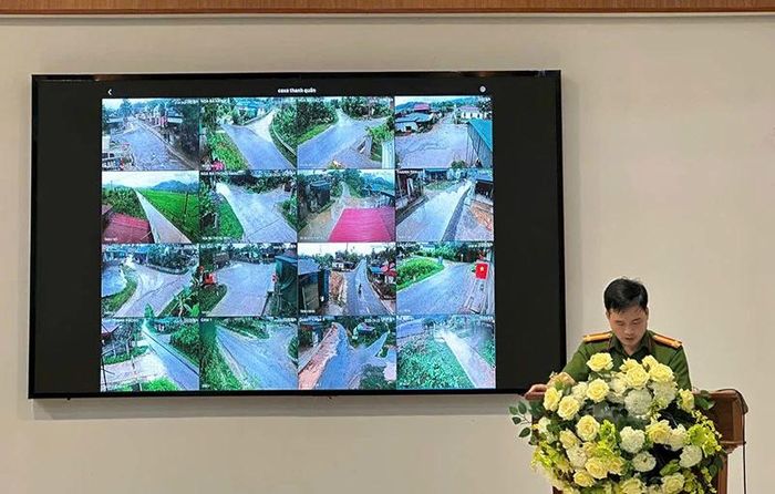 Hệ thống camera an ninh được lắp đặt tại các tuyến đường trọng điểm, góp phần bảo đảm an ninh trật tự trên địa bàn.