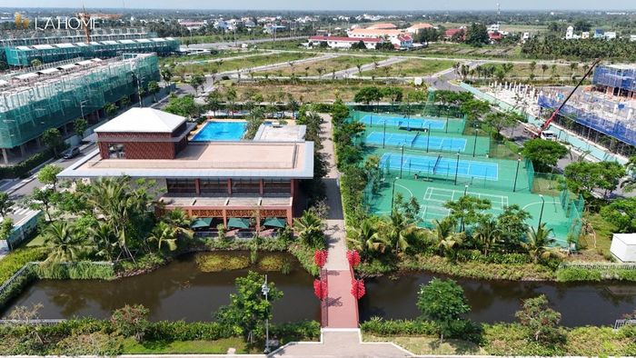 Hạ tầng LA Home đang được hoàn thiện. Ảnh: LA Home.