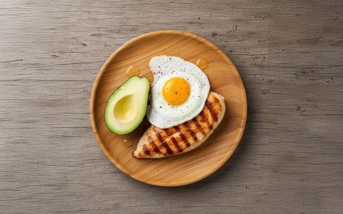 Khi ăn thực phẩm giàu đạm như ức gà, trứng, cơ thể cần nhiều thời gian tiêu hóa hơn, từ đó giảm cảm giác thèm ăn giữa các bữa.