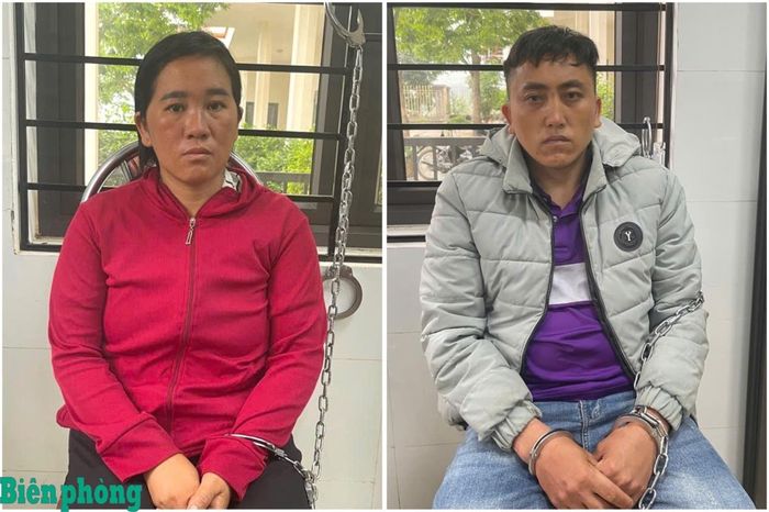 Đối tượng Giàng Thị Dí và Ly Seo Tông. Ảnh: Nguyễn Hòa Bình