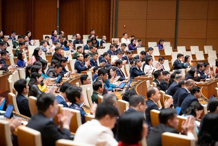 Các đại biểu tham dự phiên họp. (Ảnh: CTTĐT Quốc hội)