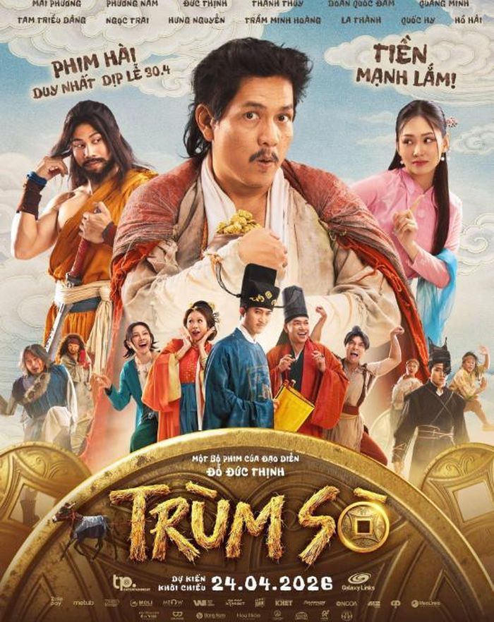 Poster chính thức của phim “Trùm Sò”. Ảnh: NSX