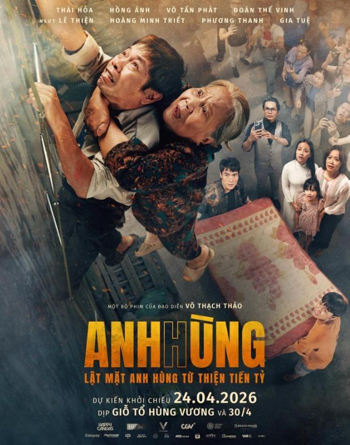 Poster chính thức của phim “Anh Hùng”. Ảnh: NSX